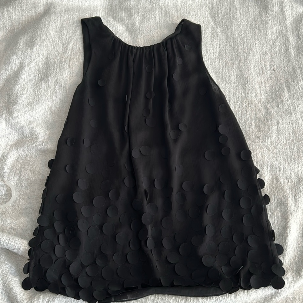 Sheer, “polkadot” tank top